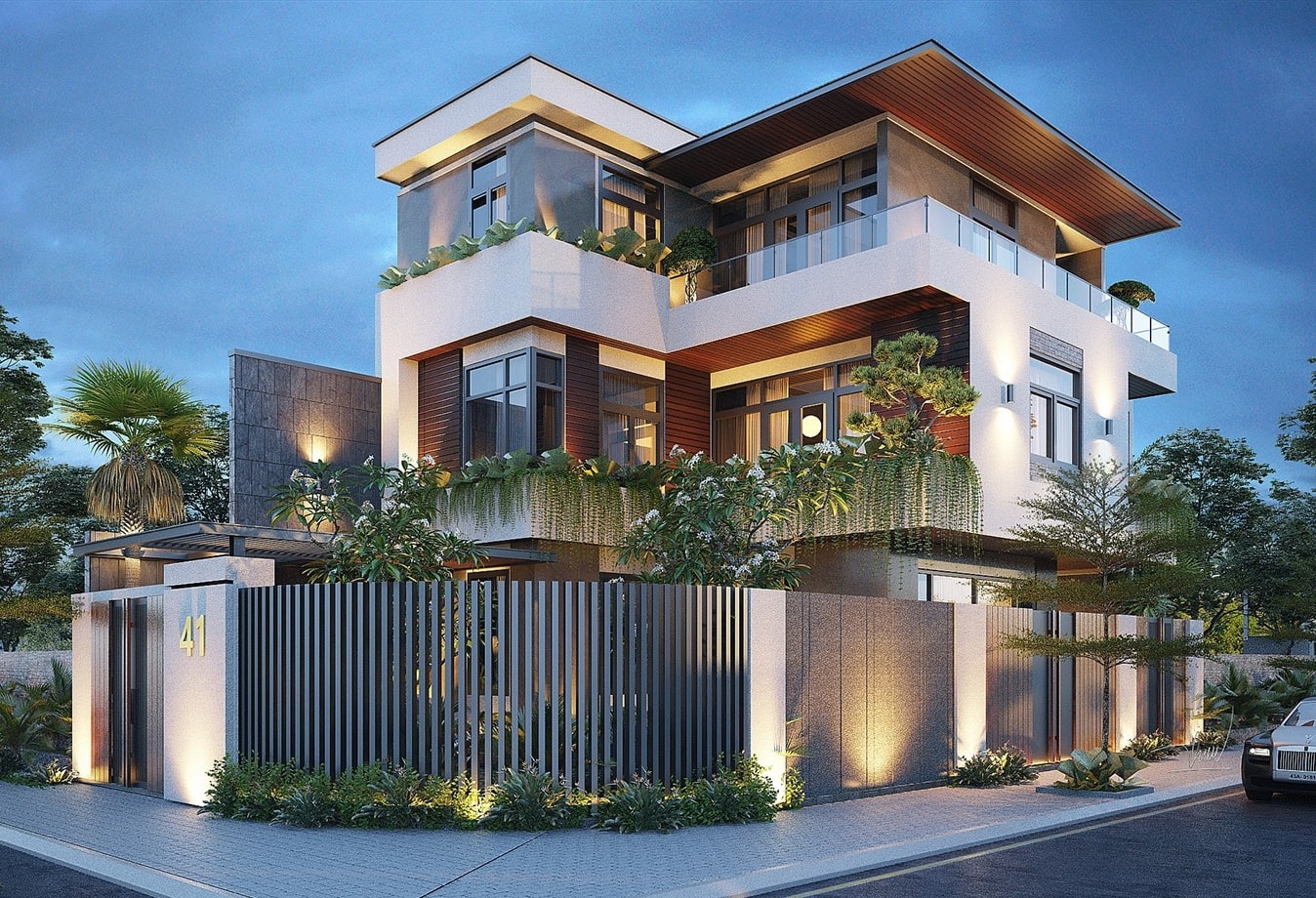 Cổng hàng rào đẹp